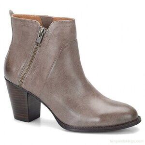 Sofft 9.5 West Boots In Grey Cow Wales Ankle Boots 1425009